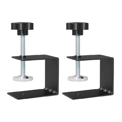 2Pcs C-Clamp Heavy Duty C-Clamp Base Stand Stainless Steel C Clamp Drawer