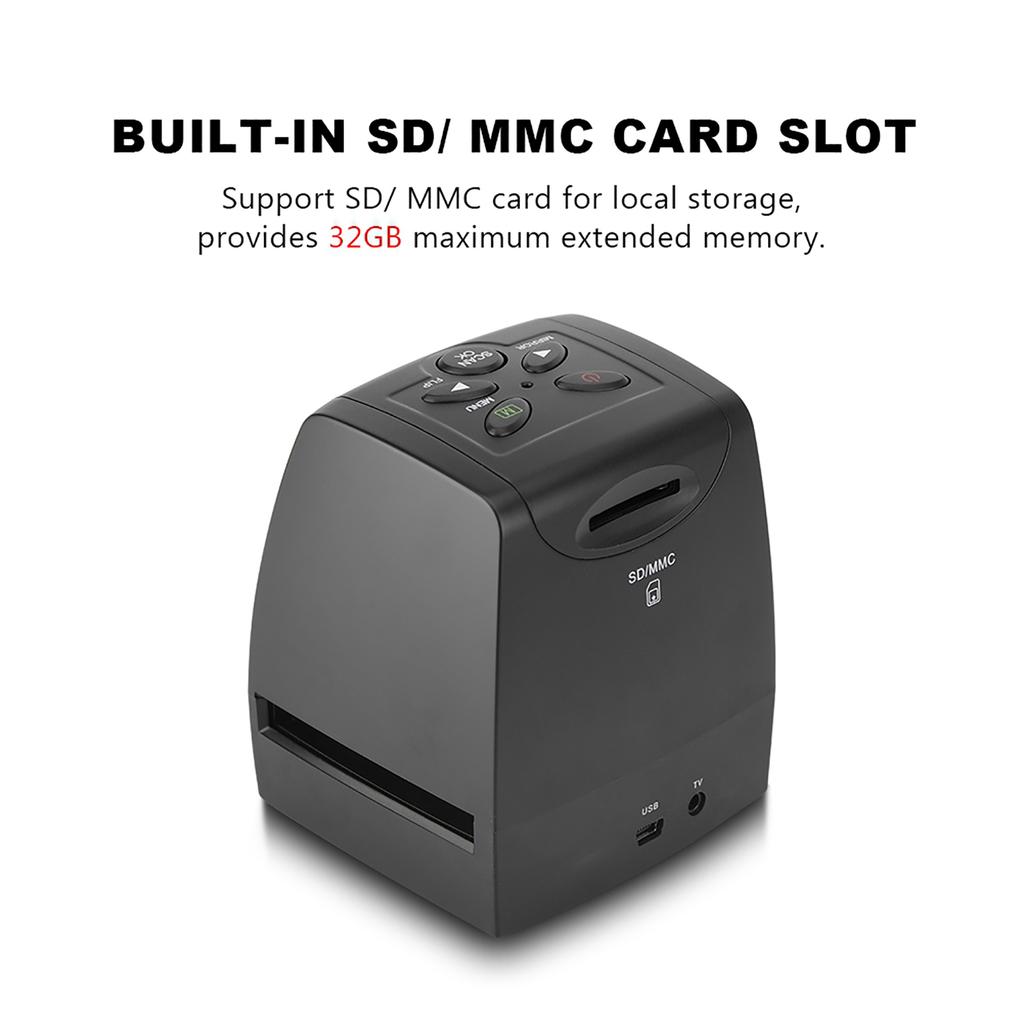 2.36     LCD Screen 5MPCelsius 10MP USB 135Celsius 35mm Negative Film Scanner Support Storage   Card