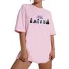 Solo Leveling Anime T-shirt Extra Large Girocollo Manica Corta Camicie alla Moda T-shirt a Manica Corta Streetwear T-shirt da Donna