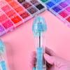 Długopis do umieszczania koralików z końcówką 2,6 mm Automatyczny przyrząd do rękodzieła Długopis do koralików Perler Hama Naciskacz DIY Projekty rękodzieła z koralików Narzędzie do umieszczania koralików