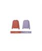 NOTIG Boucle Thierry Striped Sweater Orange_Okw3Swrl104O1