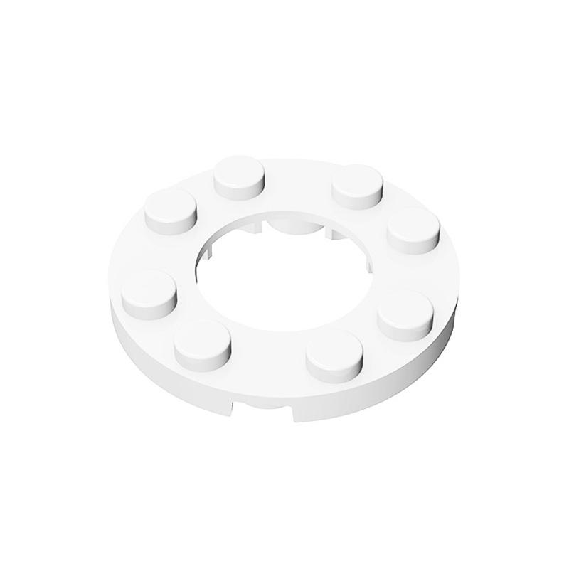 

Non-Toxic Moc 10Pcs 11833 Round 4X4 Plate Building Blocks Kit With Open Center Bricks Particle Educational Toy Children Birthday Xmas Gift