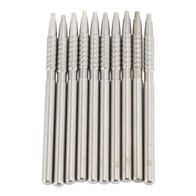 10 Piezas Pulsador de Agujas de Reloj Instalador Herramienta de Reparación de Relojes para Reparadores de Relojes