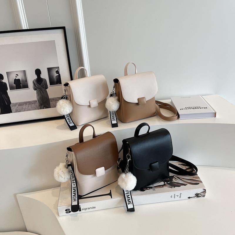 Light Luxury and High-end Backpack for Women, Fashionable and Color Blocking High-quality Backpack, Lightweight Commuting Crossbody Bag