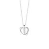 Fantasy Diamond Heart Necklace Princess Style Girl Heart New Collar Chain Necklace Ornament