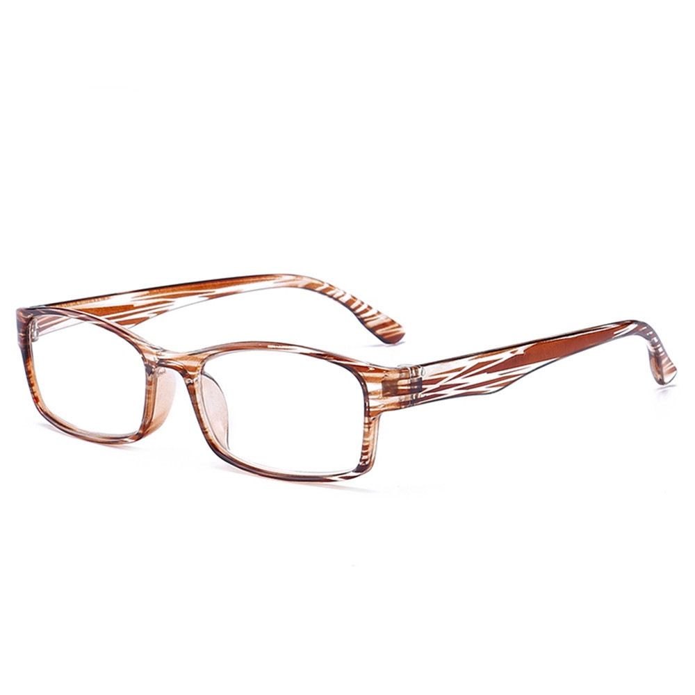 

Eyeglasses Reading Glasses Stripe Presbyopic Glasses Computer Glasses Hyperopia Eyewear Glasses tea green-+350