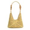 Fashion Lazy Wind Large Capacity Woven Bag Women's Summer New Seaside Vacation Beach Bag Casual Armpit