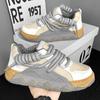 Trendy brand men's shoes 2024 new autumn breathable platform sports casual bread shoes junior high school students Internet celebrity dad trendy shoes