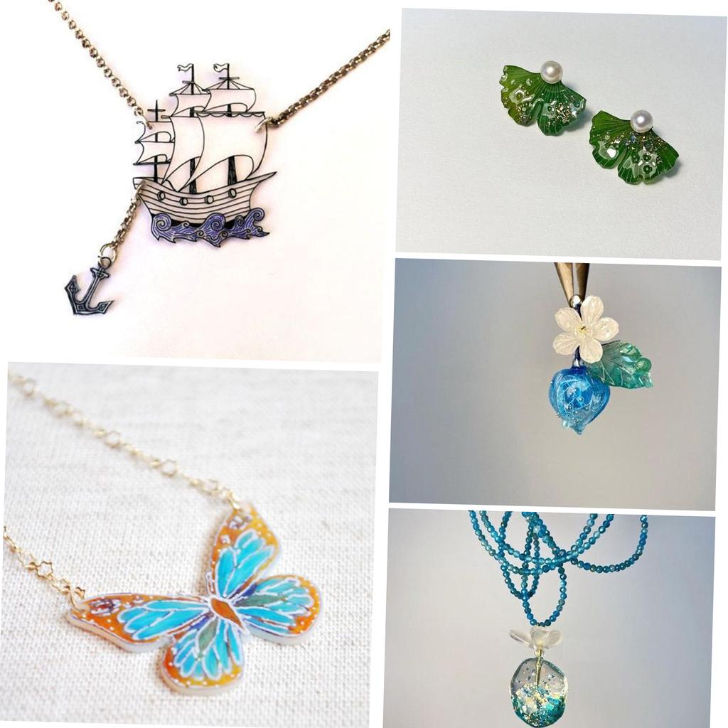 50 Sheets Shrink Films Kit Shrinky Art Film Paper Heat-Shrink Sheets Shrink Art Paper for DIY Craft Ornaments Pendants Earrings