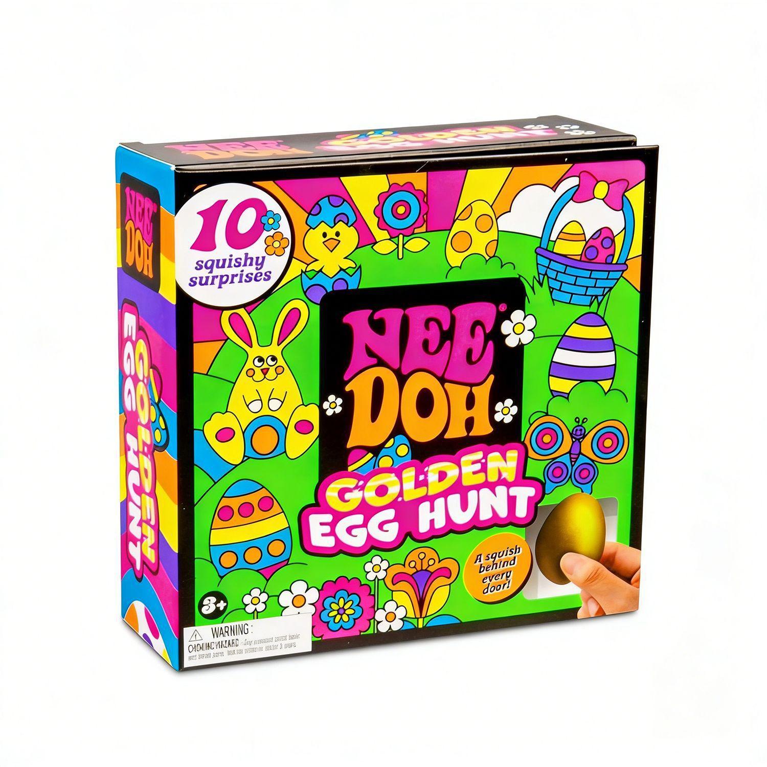 

Multi-Needoh Golden Egg Treasure Hunt Blind Box Souvenir Anniversary Gifts Anti-Stress Sensory Squeeze Gift For Kids And Adult as picture