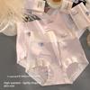 Big Size Female Spring and Summer High Waist Without A Scratch Wrapped Hip Antibacterial Briefs