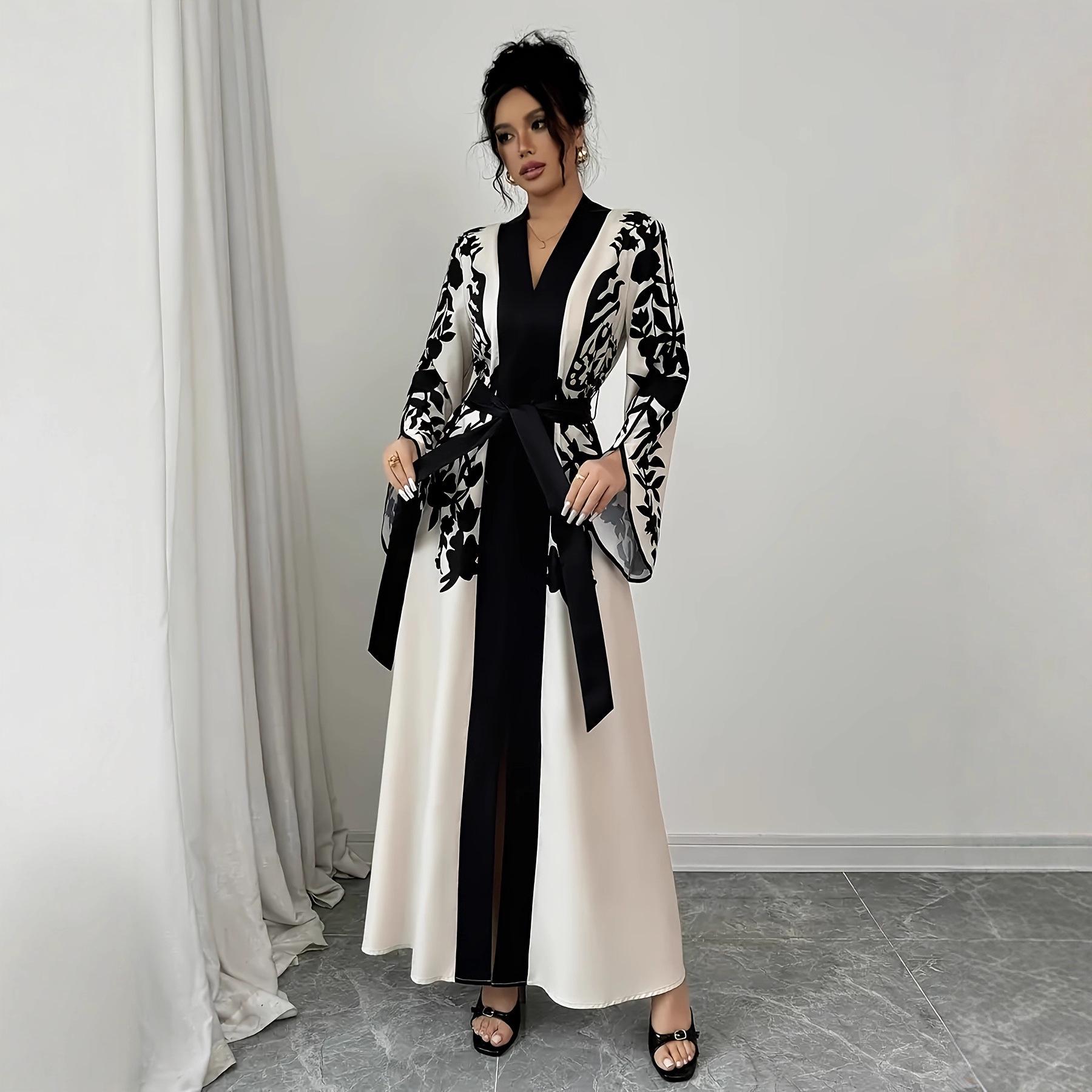 

Европейское и американское элегантное сексуальное платье больших размеров с длинным рукавом для осени/зимы 5XL