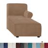 Velvet Chaise Longue Sofa Cover L Shape Stretch Sofa Bed Covers Non Slip Washable Remoavble Couch Slipcovers Furniture Protector