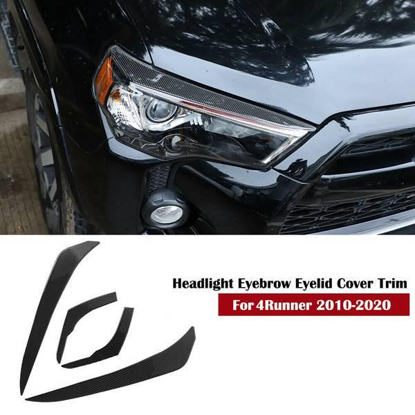 Накладки на фары из углеродного волокна для Toyota 4Runner 2010-2020 none