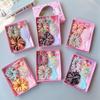 Pink Hair Accessories Set: Cute Hair Ties, Rubber Bands, Ropes, Clips & Gift Box for Girls and Babies