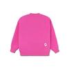 Li-Ning X Disney Toy Story Strawberry Bear Cartoon Print Plush Loose Pullover Sweatshirt Women Tops Dragon-Fruit AWDR758-1