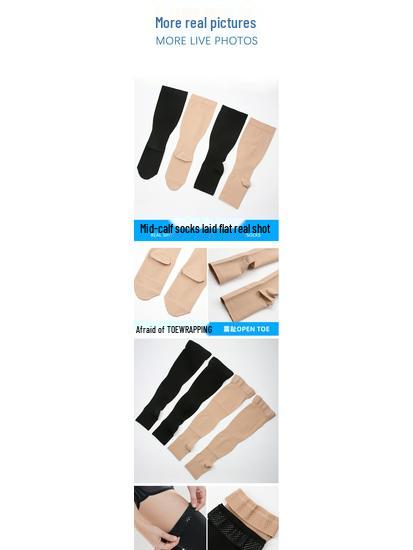 Unisex Skarpety Kompresyjne za Kolano i Rękawy na Łydki do Sportu