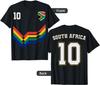 South Africa Soccer Tee, South Africa Number 10 Soccer South African Shirt
