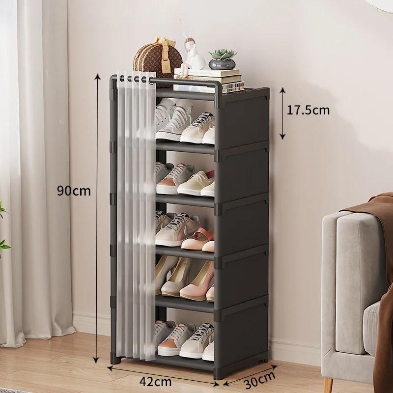 Staubdichtes Schuhregal Haushaltsregale Mehrschichtiges Regal Staubdichte Tür Staubdichte Schuhaufbewahrungsbox Schuhregal Organizer Schrank