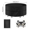 Garden Furniture Cover Waterproof Windproof Anti-UV Heavy Duty Rip Proof 111D Oxford Patio Table Chair Sofa Furniture Protector