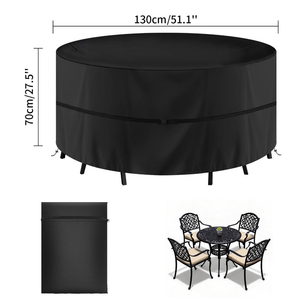 Garden Furniture Cover Waterproof Windproof Anti-UV Heavy Duty Rip Proof 111D Oxford Patio Table Chair Sofa Furniture Protector
