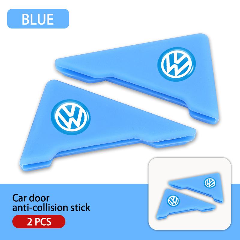 Silicone Car Door Bumper Stickers Anti-collision Paint Surface Guard For Volkswagen VW Scirocco Jetta Beetle Golf 4 5 6 Passat