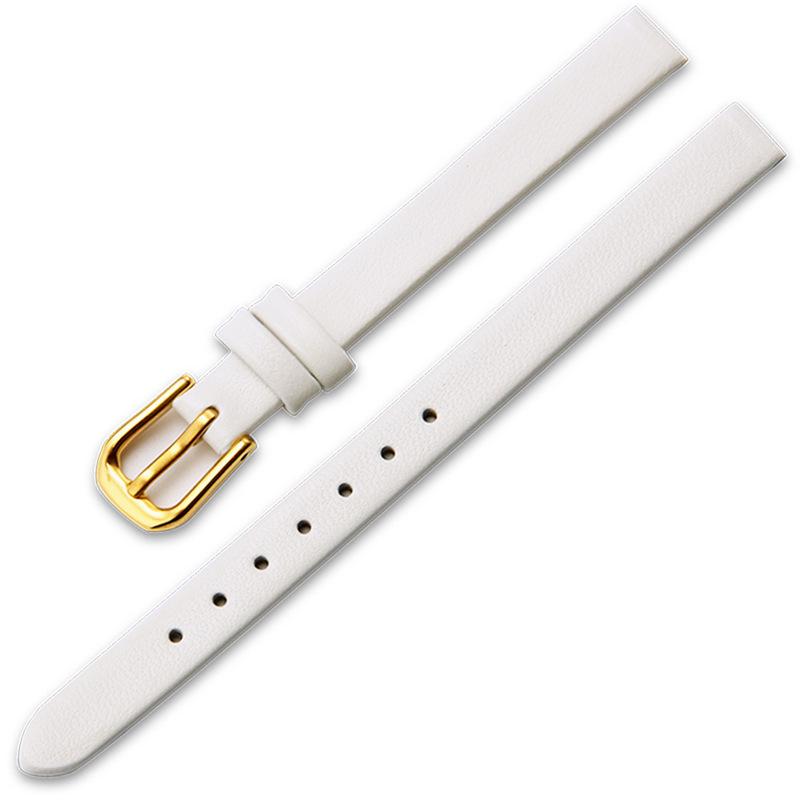 Damski miękki skórzany pasek do zegarka bransoletka - Opcje brązowy/czarny