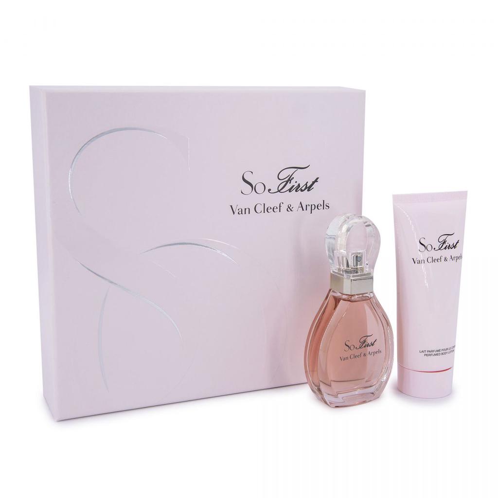 2 Piece Set SO FIRST Eau De Parfum 50ML + Perfumed Milk 100ML Woman VAN CLEEF 2 Piece Set SO FIRST Eau De Parfum 50ML + Perfumed Milk 100ML Woman VAN CLEEF