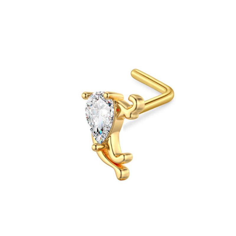 Push L Ring Beneweds Aaa Aaa Poilllar Nasal Nasal Ring Øredobber Stranging smykker