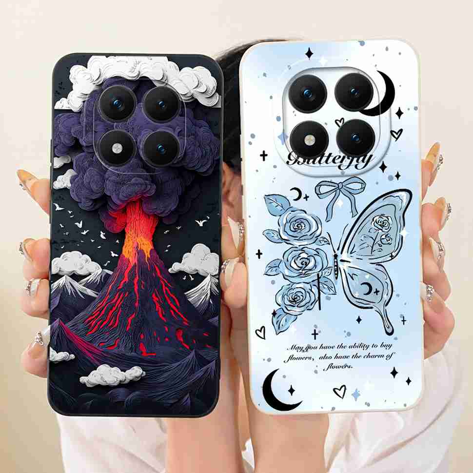 Redmi Note15Pro 5G New Model Protective Case Matte Cat Rabbit For Xiaomi Redmi Note 15 Pro 5G Full Cover Anti-Fall Shockproof