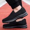 Lightweight Walking Shoes Flats Knitted Mesh Casual Sports Shoes Men Women Slip-on Loafers Breathable Outdoor Traveling Shoes
