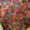 Colorful Transparent Confetti Balloon Filler - 1.5cm Round, 500g for Wedding Decor