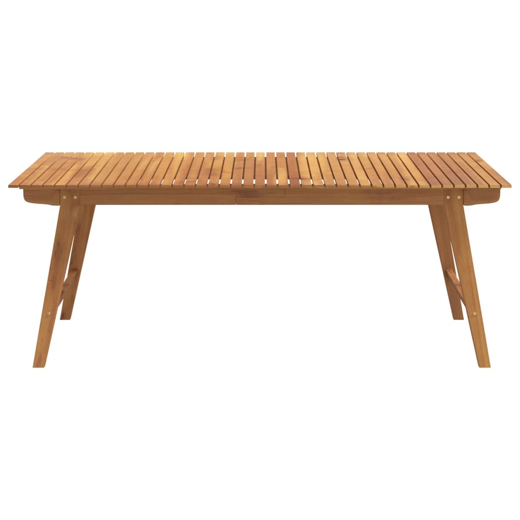 Garden Table 200x90x75 cm Solid Acacia Wood