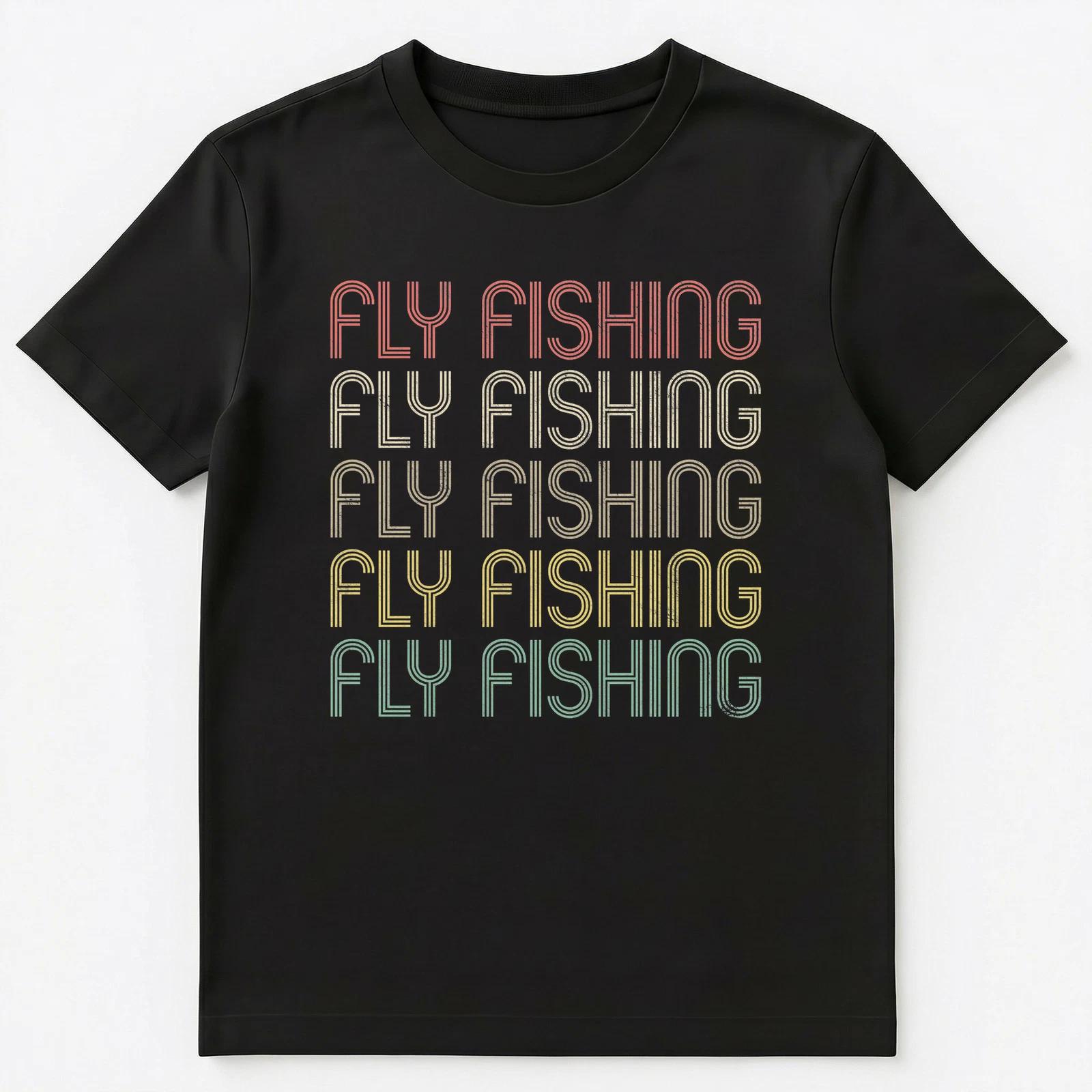 

Retro Style Fly Fishing Unisex T-Shirt 3XL
