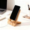 Desktop Lazy Stand Charging Dock for Phones & Tablets, Creative Christmas Gift, Perfect for Short Video Viewing, Bamboo-Wood