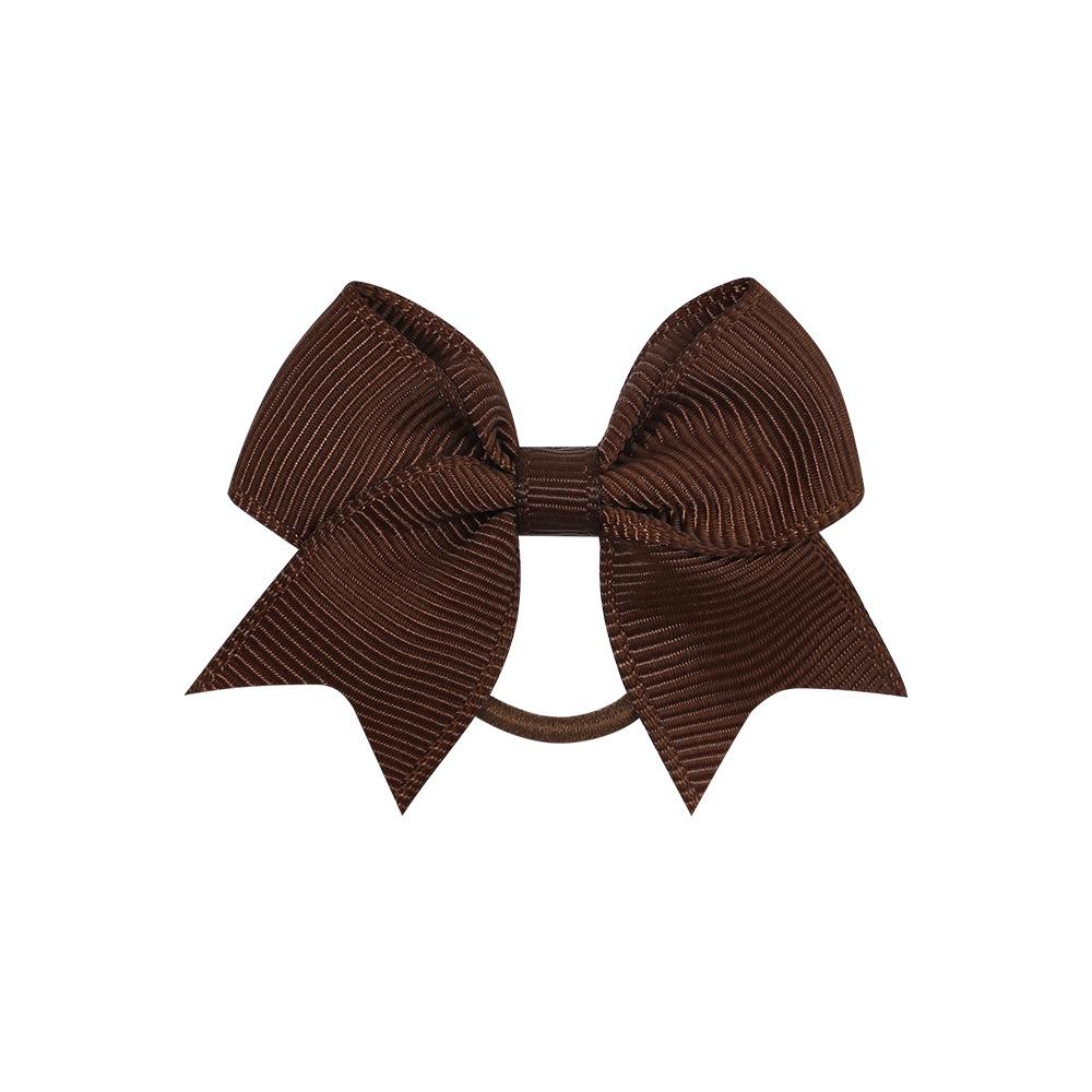 Children'S Hair Band Bow Rubber Band Solid Color Thread With Dovetail Hair Band Cute Baby Headgear Hair Accessories 2820