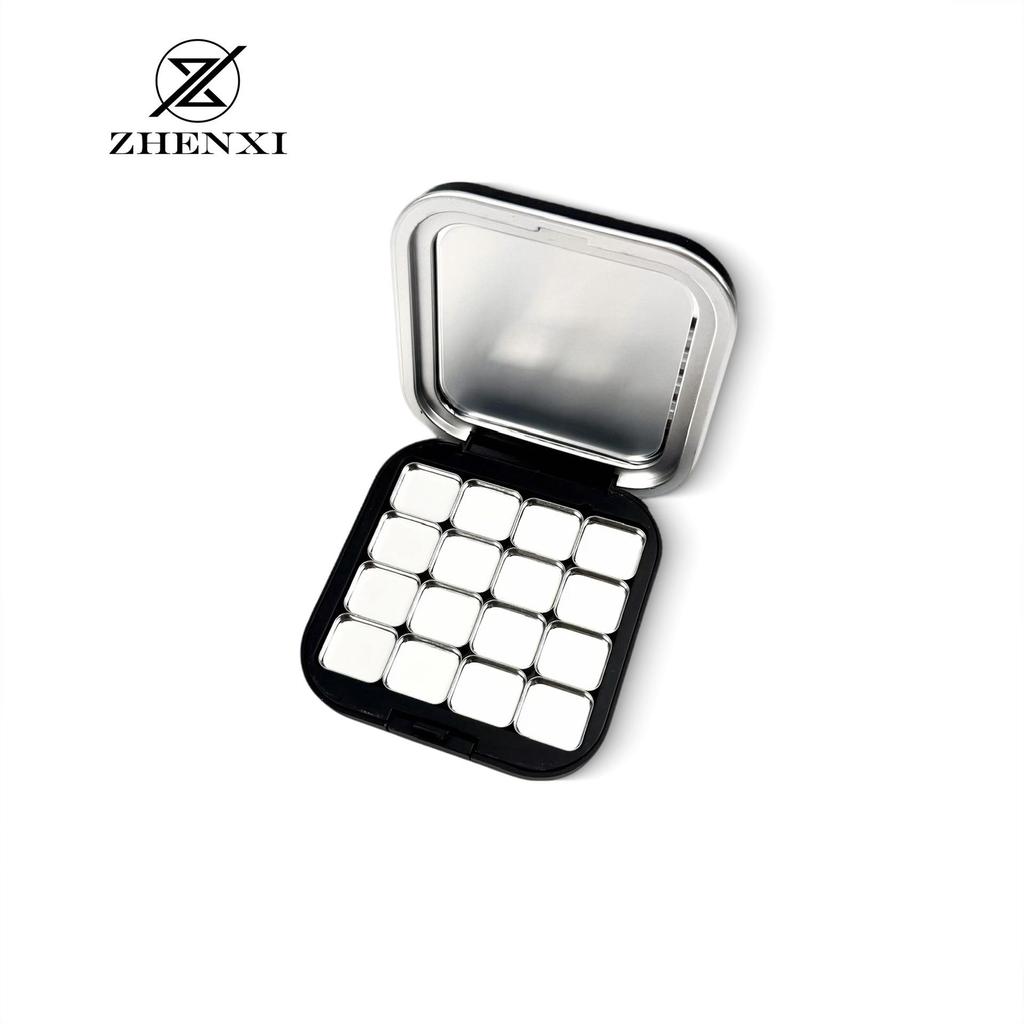 MUFL Magnetic Multi-Color Eyeshadow & Blush Compact with Replaceable Powder and Portable Sub-Packaging