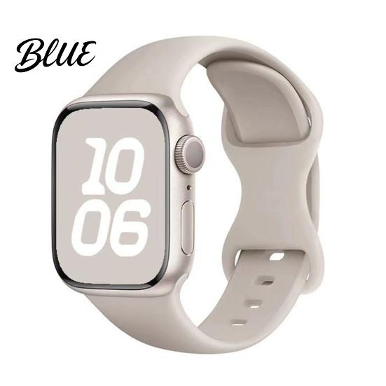 Universal Style Watch Band Silicone Waterproof Sweat-Proof Replacement Soft Solid