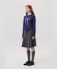 AMES-WORLDWIDE Ribbon Graphic Ls Tee Navy
