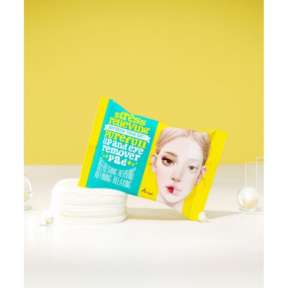 

Ariul Знімач для губ та очей Stress Relief Pure Pads 30 шт. х 3 (ARSR037) 3 C Remover Pads