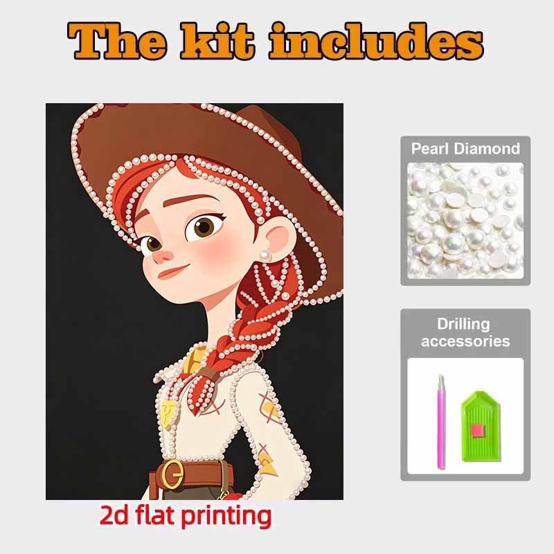 Disney Pearl Painting Toy Story Trish Art Kit Adult Beginner Home Wall Decor Special Shape