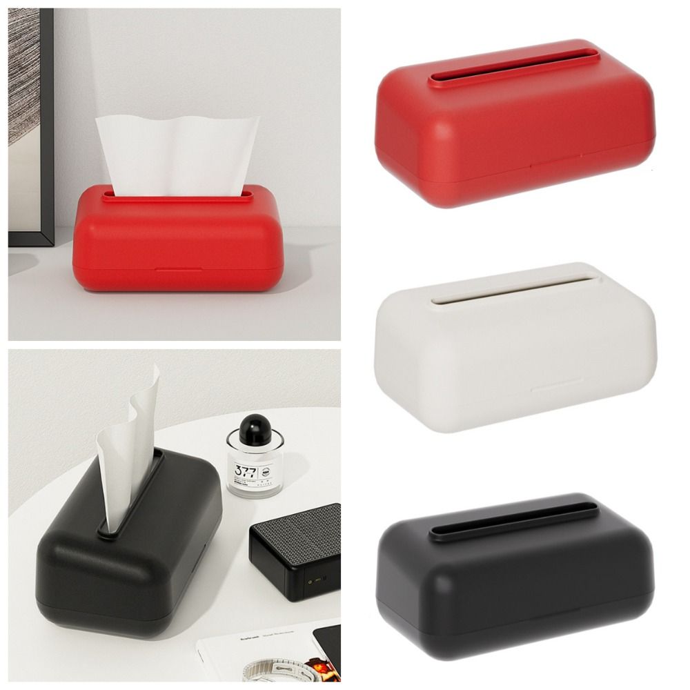 Large Capacity Paper Towel Case Wall Mountable Napkin Dispenser Tissue Storage Box  Living Room