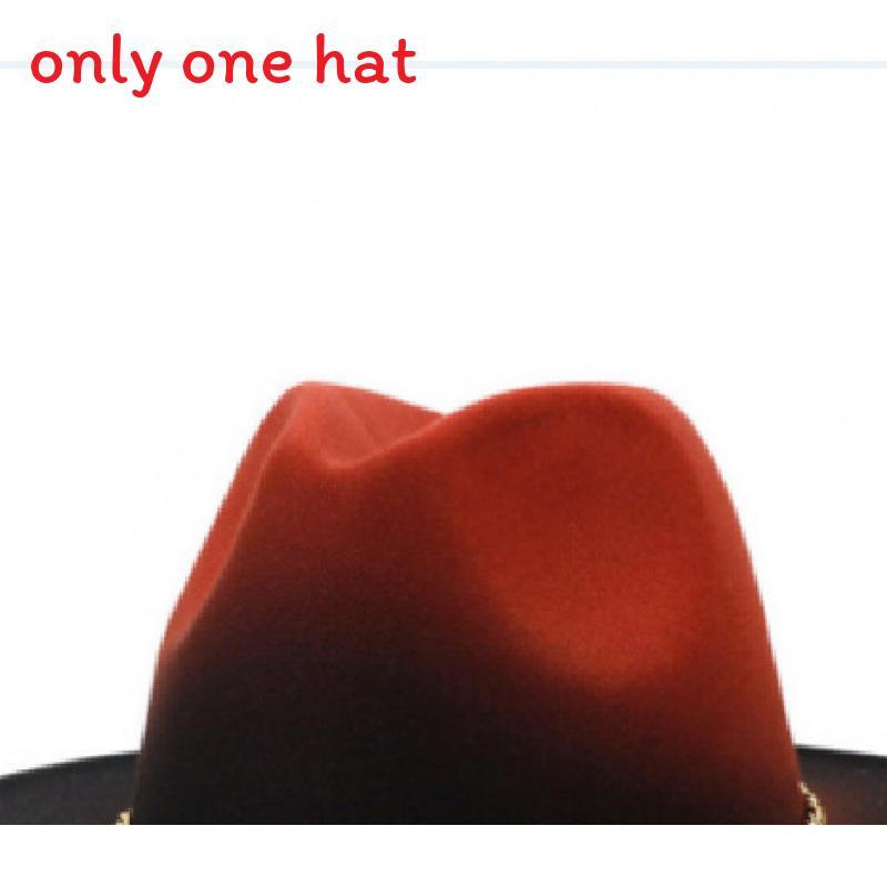 

Felt Hat With Large Brim Summer Sun Protection For Women Men Caramel