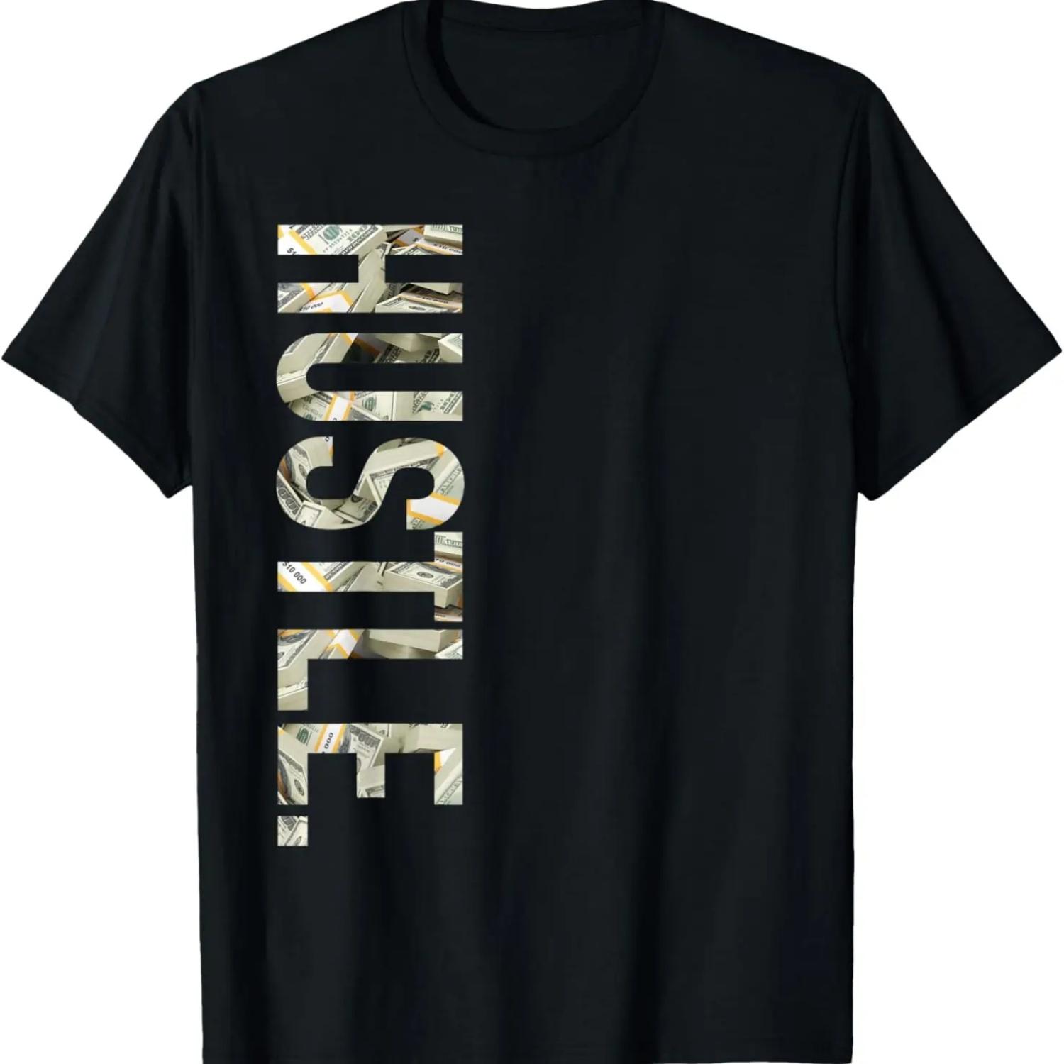 

Hustle Money Stack Entrepreneur Christmas Tee T-Shirt S чёрный