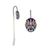 Peking Opera Face Painting Metal Bookmark: Classical Chinese Gift for Travelers, Wrought Iron Craft