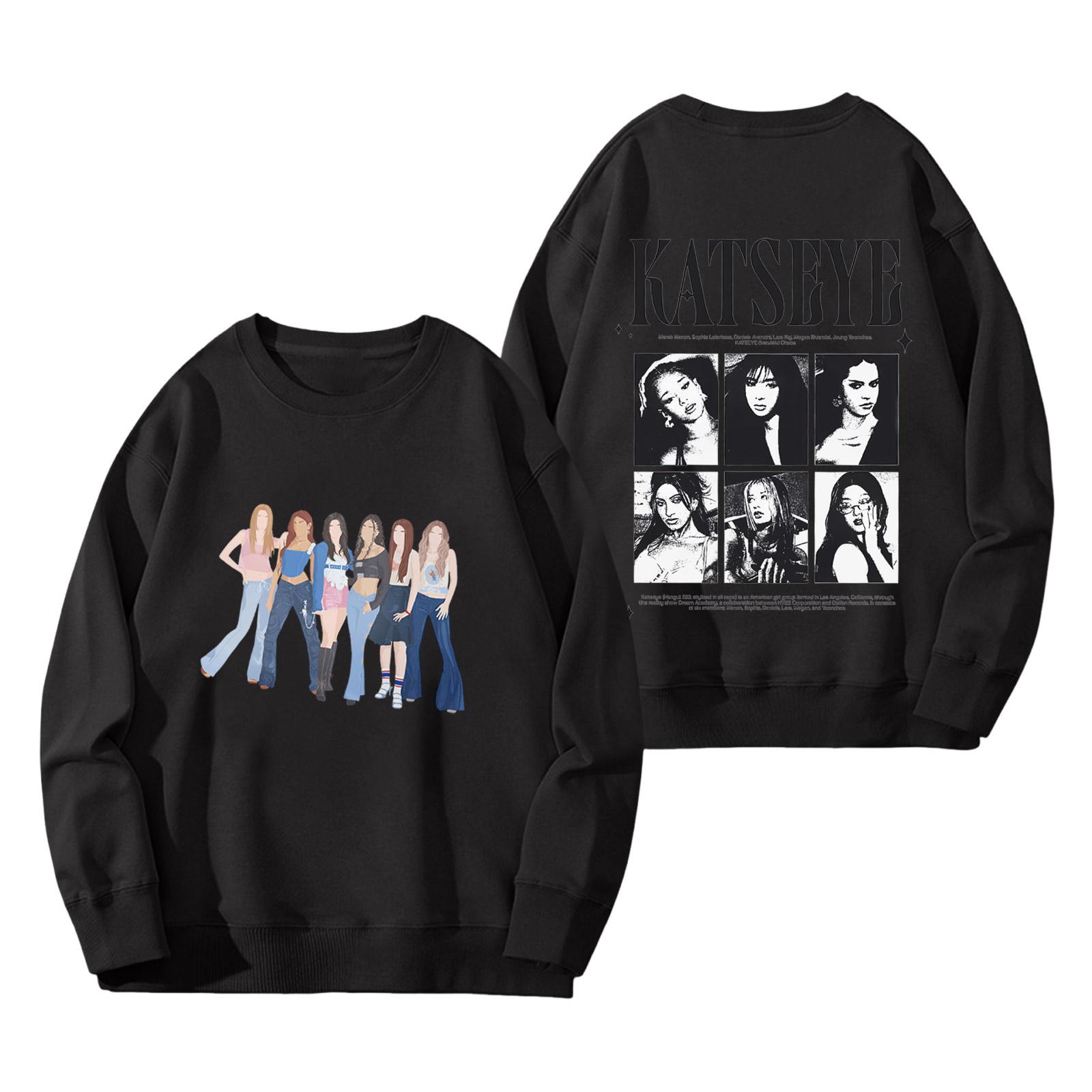 

Женский модный пуловер с длинным рукавом, принтом и круглым вырезом, свободного кроя XXXL