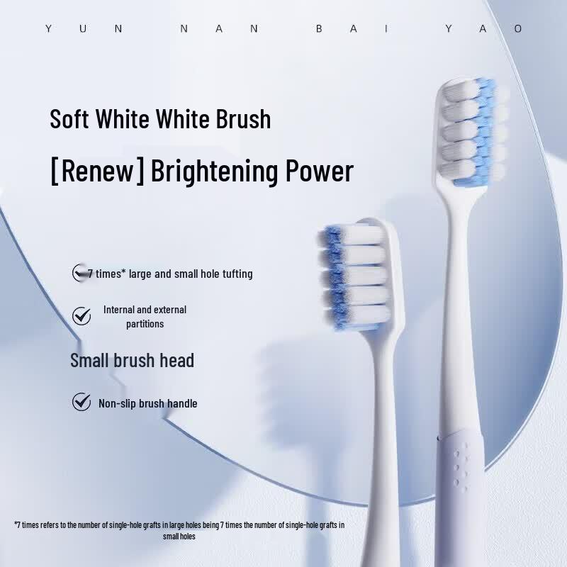 YUNNANBAIYAO Jin Kou Jian Adult Soft Bristle Toothbrush