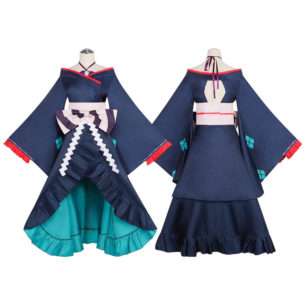 Cosplay super time and space Kasuya Hime cos clothes, Kasuya wine send Aya Yuemi Yachiyoshi Komazawa Naoi animation stage clothing