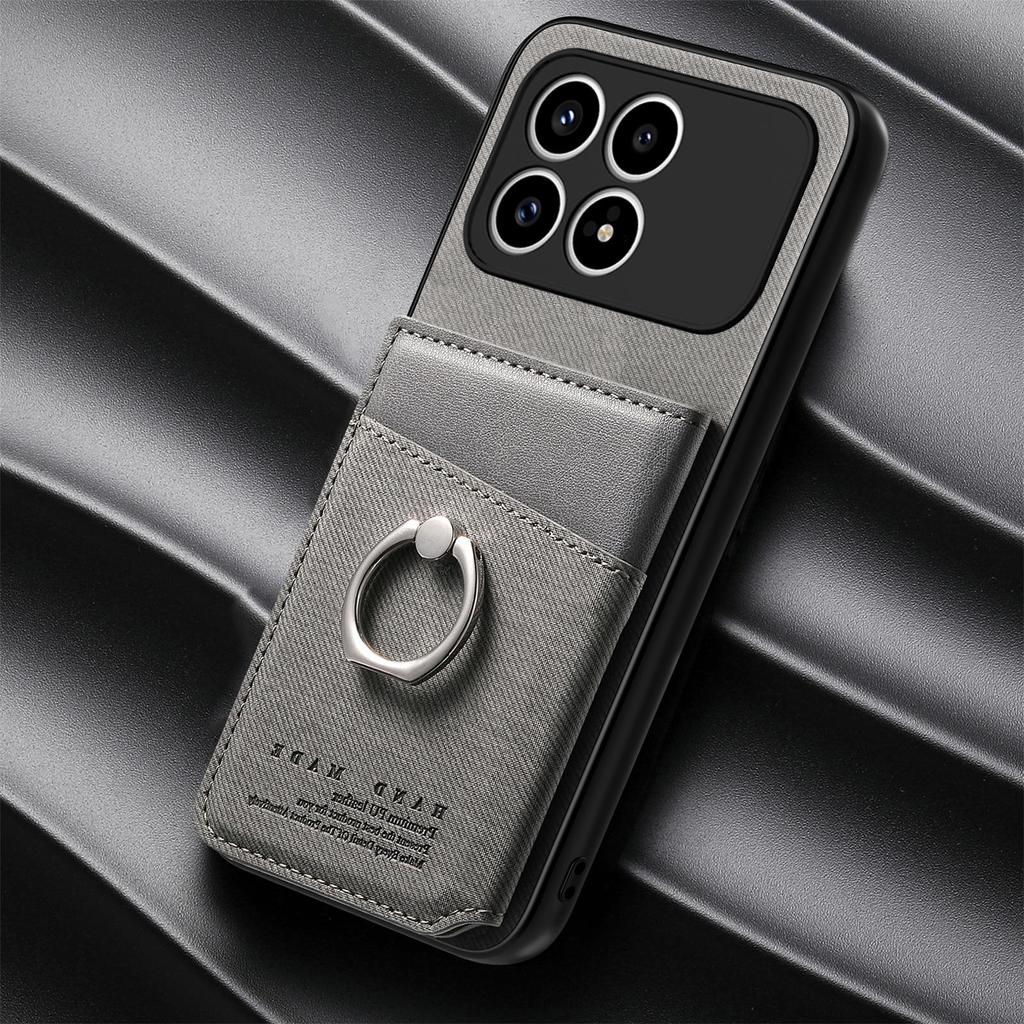 For POCO F8 Ultra 5G Luxury Case Leather RFID Card Wallet Back Panel Xiaomi Poco F8 Pro Case Mi PocoF8 Ultra F 8 Pro Ring Cover