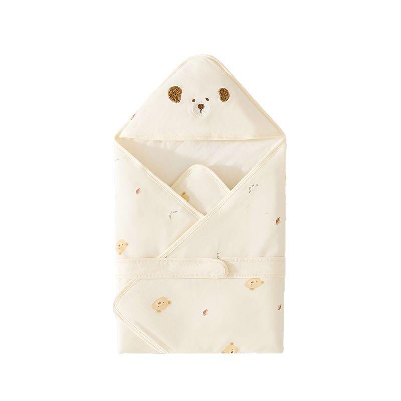 Leichte 60g Neugeborenen-Swaddle-Decke aus reiner Baumwolle für Frühling und Herbst
